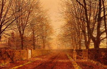 Golden Light Artwork by John Atkinson Grimshaw