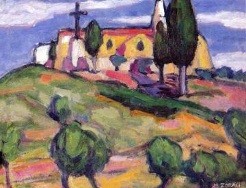 Church in Provence Artwork by Marguerite Thompson Zorach
