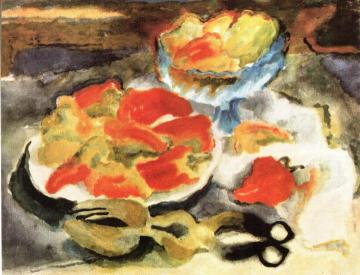 Still-life with Fruit Artwork by Vladimir Lebedev