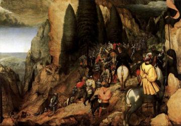 The Conversion of Saul Artwork by Pieter Bruegel the Elder
