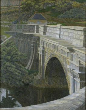 The Aqueduct, Bath Artwork by Charles Ginner
