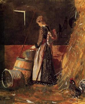 Fresh Eggs Artwork by Winslow Homer