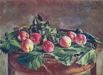 Apples Artwork by Pyotr Konchalovsky