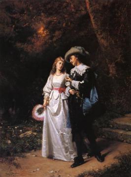 Courtship Artwork by Henry Mosler