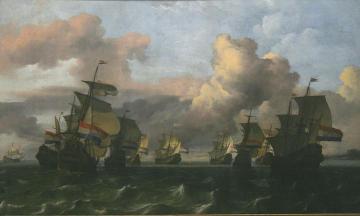The Return Of The Fleet Of Dutch East India Company Artwork by Ludolf Bakhuizen