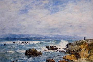 Antibes, the Point of the Islet Artwork by Eugène-Louis Boudin
