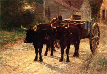 The Ox Cart Artwork by Edward Potthast