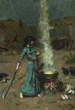 The Magic Circle Artwork by John William Waterhouse