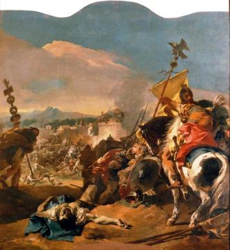 The Capture Of Carthage Artwork by Giovanni Battista Tiepolo