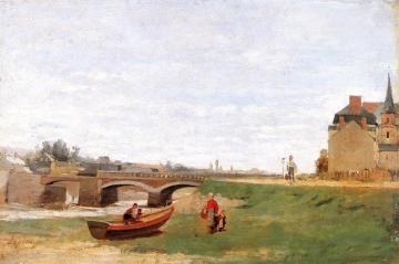 Landscape with a Bridge Artwork by Stanislas Lepine