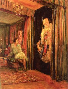 Fridette Faton And The Buddhist Priest Artwork by Edouard Vuillard