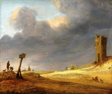 A Dune landscape Artwork by Salomon van Ruysdael