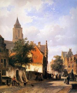 Church in Zaltbommel Artwork by Cornelius Springer
