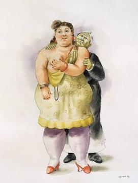 Celestina Artwork by Fernando Botero