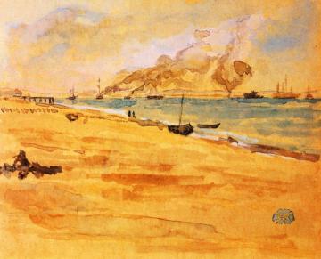 Study for "Mouth of the River" Artwork by James Abbott McNeill Whistler