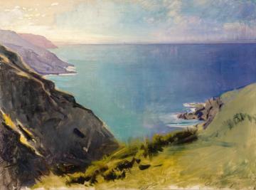 Cornish Headlands Artwork by Abbott Handerson Thayer