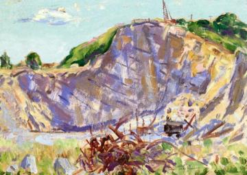 Quarry, Shadybrook Artwork by Alfred Henry Maurer