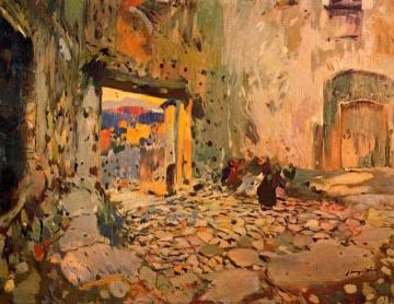 El portal de la Vileta Artwork by Joaquin Mir Trinxet