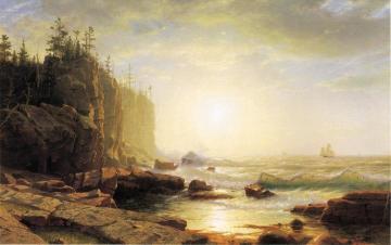 Iron-bound, Coast Of Main Artwork by William Stanley Haseltine