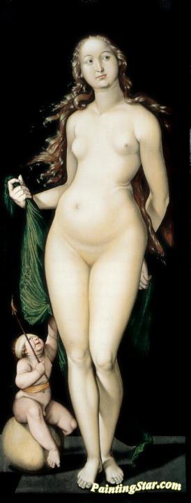 Venus And Cupid Artwork by Hans Baldung Grien