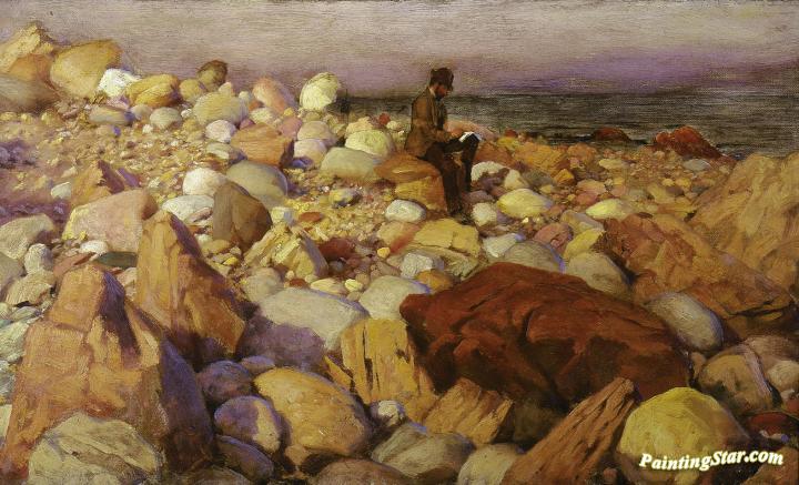 The Artist At Work Artwork by Charles Courtney Curran