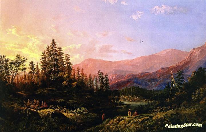 Sunrise, Columbia River Artwork by William Keith