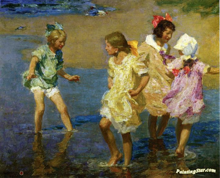 Water Lillies Artwork by Edward Potthast