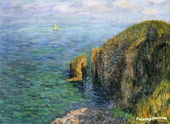 La Banche, Haute Mer, Cap Frehel Artwork by Gustave Loiseau