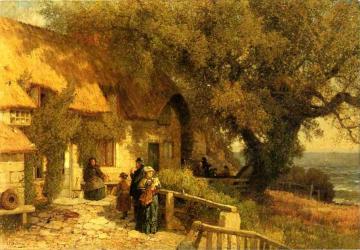 An Inn By The Ocean Artwork by Albert Fitch Bellows