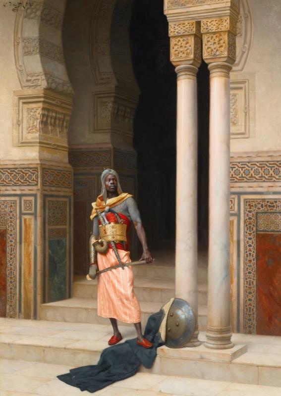 The Palace Guard, 1893 Artwork by Ludwig Deutsch