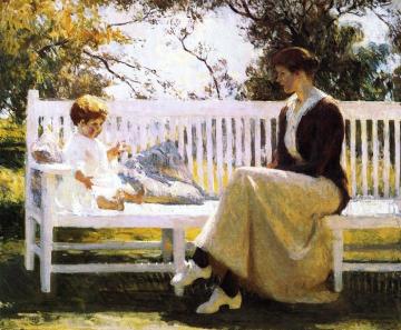Eleanor And Benny Artwork by Frank Weston Benson
