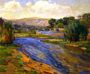 The Santa Ana River Artwork by William Wendt