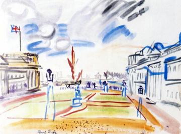Greenwich, View of the Thames, London Artwork by Raoul Dufy