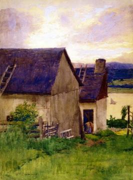 Evening, Sainte-famille Artwork by William Brymner