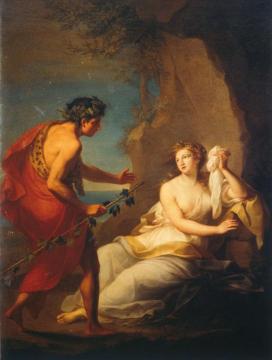 Bacchus Discovering the Sleeping Ariadne on Naxos Artwork by Angelica Kauffmann