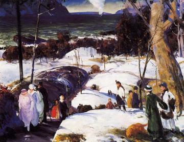 Easter Snow Artwork by George Wesley Bellows