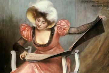 La Maison De Musique Artwork by Pierre Carrier-Belleuse