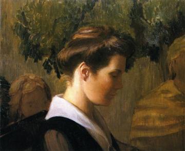 Meditation Artwork by Lilla Cabot Perry