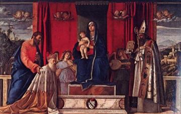 Barbarigo Altarpiece Artwork by Giovanni Bellini