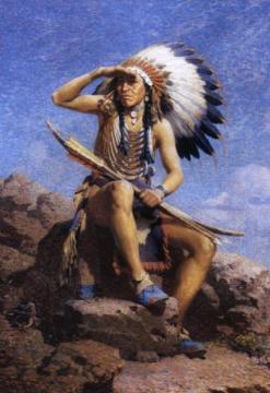 The Scout Artwork by William Robinson Leigh