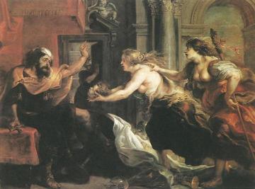 Tereus Confronted with the Head of his Son Itylus Artwork by Peter Paul Rubens
