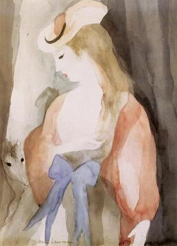 Woman In A Hat Artwork by Marie Laurencin