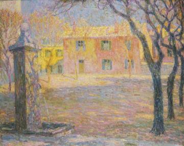 Small Villa Artwork by Henri Le Sidaner