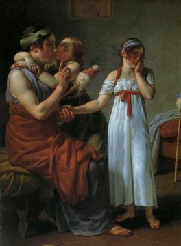 The Good Mother Artwork by Christoffer Wilhelm Eckersberg