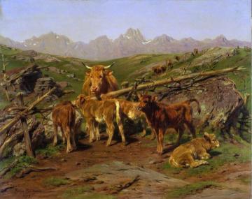 Weaning the Calves Artwork by Rosa Bonheur