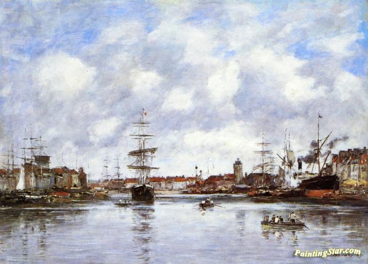 Dunkirk, the Hollandaise Basin Artwork by Eugène-Louis Boudin