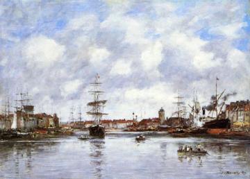 Dunkirk, the Hollandaise Basin Artwork by Eugène-Louis Boudin