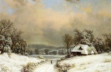 Winter in the Country Artwork by William Mason Brown