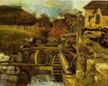The Ornans  Paper Mill Artwork by Gustave Courbet