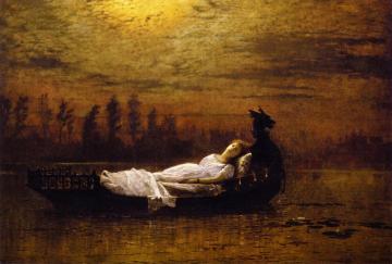 The Lady of Shalott Artwork by John Atkinson Grimshaw